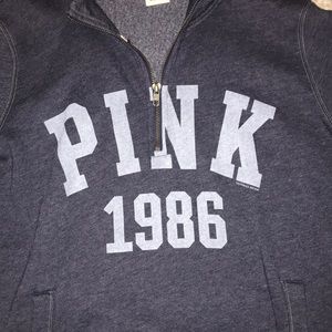 PINK Victoria's Secret Tops - Victoria’s Secret PINK half zip PINK Victoria's Secret Tops - Victoria’s Secret PINK half zip